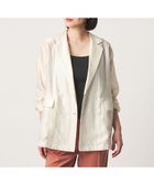 【ユナイテッドアローズ/UNITED ARROWS】のシアー ダブルジャケット -ウォッシャブル- A DAY IN THE LIFE 大人の最旬トレンドファッション＆コーディネート founy(ファウニー) ファッション Fashion レディースファッション Fashion for Women アウター Coat / Outerwear Collection レディースジャケット・軽アウター Jackets ウォッシャブル Machine Washable クラシカル Classical, Vintage-Inspired シアー Sheer, See-Through ジャケット Jacket, Outerwear ダブル Double, Double-Breasted デニム Denim, Jeans Material トレンド Trend, Trending Now バランス Balance, Style Balance アウトレット Outlet / Clearance 旅行 Travel ビジネス 仕事 通勤 Business / Work / Commuting thumbnail OFF WHITE|ID: prp329100004978331 ipo3291000000037308799
