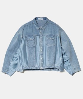 【ゴースローキャラバン/go slow caravan】のmililopiulu/ミリロピュール シースルーデニムGジャン (WOMENS) 大人の最旬トレンドファッション＆コーディネート founy(ファウニー) ファッション Fashion レディースファッション Fashion for Women アウター Coat / Outerwear Collection デニム Denim, Jeans Material フロント Front, Front Design |ID:prp329100004978335