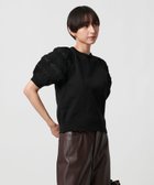【ユナイテッドアローズ/UNITED ARROWS】のレース コンビ パフ ニット ウォッシャブル 大人の最旬トレンドファッション＆コーディネート founy(ファウニー) ファッション Fashion レディースファッション Fashion for Women トップス・カットソー Cut & Sew Tops ニット Knit Tops & Sweaters ウォッシャブル Machine Washable コンパクト Compact, Small Size コンビ Combo, Combination Style 軽量 Lightweight, Ultra Light レース Lace, Lace Fabric ワイド Wide, Wide Fit アウトレット Outlet / Clearance エレガント 上品 Elegant thumbnail BLACK|ID: prp329100004978342 ipo3291000000037308836