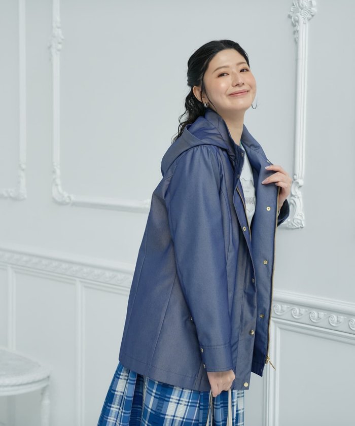 【キャラオクルス/CARA OCRUZ】の【撥水】フーデッドコート【CoC by CARA O CRUZ】 インテリア・キッズ・メンズ・レディースファッション・服の通販 founy(ファウニー) https://founy.com/ ファッション Fashion レディースファッション Fashion for Women アウター Coat / Outerwear Collection コート・ロングコート・ピーコート Long Coats, Peacoats & More スタイリッシュ Stylish, Fashionable スタンド Stand Collar, Upright Stand トレンド Trend, Trending Now フロント Front, Front Design ベーシック Basic, Essential ポケット Pocket, Pocket Detail エレガント 上品 Elegant 春 Spring |ID: prp329100004978354 ipo3291000000037308873