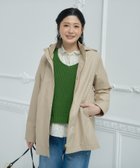 【キャラオクルス/CARA OCRUZ】の【撥水】フーデッドコート【CoC by CARA O CRUZ】 ベージュ|ID: prp329100004978354 ipo3291000000037308875