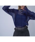 【ハレ/HARE】のチュールデザインシア-トップス 大人の最旬トレンドファッション＆コーディネート founy(ファウニー) ファッション Fashion レディースファッション Fashion for Women トップス・カットソー Cut & Sew Tops おすすめ Recommended / Our Picks アクセサリー Fashion Accessories インナー Innerwear ウェーブ Wavy Pattern カーディガン Cardigan, Knitwear シアー Sheer, See-Through ショート Short, Short Length シンプル Simple, Minimal ジャケット Jacket, Outerwear スウェット / スエット Sweatshirt, Sweatwear ストレート Straight, Straight Cut チュール Tulip, Tulip Motif ドッキング Docking, Mixed Material パーカー Hoodie, Parka プリーツ Pleats, Pleated エレガント 上品 Elegant 定番 Standard, Basic Item thumbnail ブルー85|ID: prp329100004978374 ipo3291000000037308959