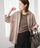 【スローブ イエナ/SLOBE IENA】のリネンコットンカシュクールシャツ 大人の最旬トレンドファッション＆コーディネート founy(ファウニー) ファッション Fashion レディースファッション Fashion for Women トップス・カットソー Cut & Sew Tops シャツ・ブラウス・オフィスカジュアル Elegant Blouses & Button-Ups 2026年 2026 2026春夏・S/S Spring/Summer 2026 SS26 デニム Denim, Jeans Material バランス Balance, Style Balance ベーシック Basic, Essential リネン Linen, Linen Fabric リラックス Relax, Relaxed Fit 人気 Popular, Best Seller thumbnail ベージュ|ID: prp329100004978377 ipo3291000000037308972