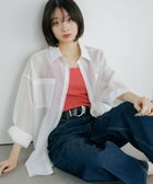 【ページボーイ/PAGEBOY】のクルケアシアーシャツ 大人の最旬トレンドファッション＆コーディネート founy(ファウニー) ファッション Fashion レディースファッション Fashion for Women トップス・カットソー Cut & Sew Tops シャツ・ブラウス・オフィスカジュアル Elegant Blouses & Button-Ups おすすめ Recommended / Our Picks キャミワンピース Cami Dress, Slip Dress クール Cool, Chic シアー Sheer, See-Through スラックス Slacks, Dress Pants デニム Denim, Jeans Material ドット Polka Dot, Dot Pattern フェミニン Feminine, Girly プリント Print, Printed Pattern ルーズ Loose, Oversized 春 Spring 無地 Plain, Solid Color thumbnail オフホワイト05|ID: prp329100004978385 ipo3291000000037309018