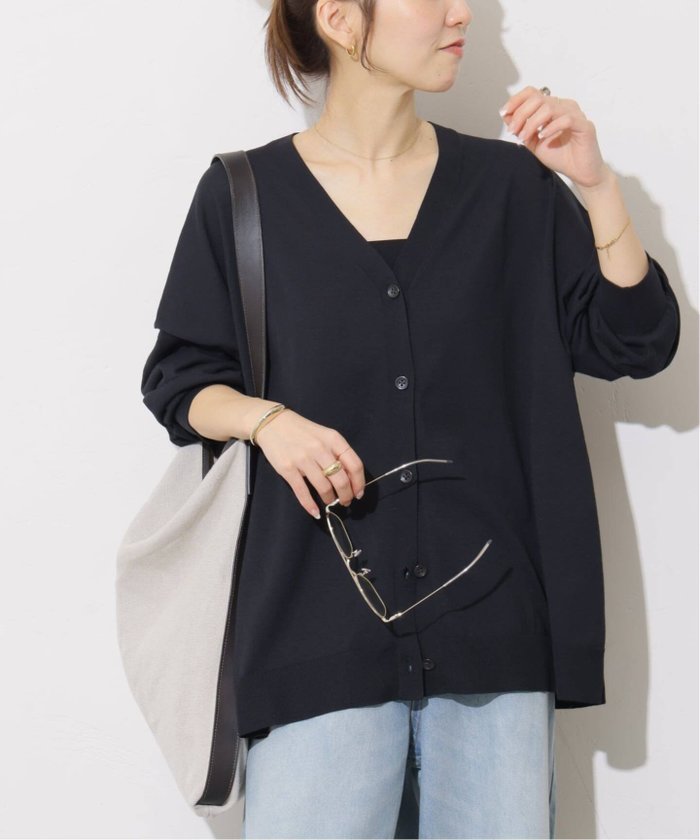 【ジャーナルスタンダード レリューム/JOURNAL STANDARD relume】の【MULTI FUNC+】UVカット / 接触冷感 / ドライタッチVネックカーディガン インテリア・キッズ・メンズ・レディースファッション・服の通販 founy(ファウニー) https://founy.com/ ファッション Fashion レディースファッション Fashion for Women トップス・カットソー Cut & Sew Tops カーディガン・羽織り Layered Style Cardigans Vネックトップス V-Neck Tops / V-Cut Neckline Shirts 2026年 2026 2026春夏・S/S Spring/Summer 2026 SS26 カーディガン Cardigan, Knitwear リラックス Relax, Relaxed Fit ビジネス 仕事 通勤 Business / Work / Commuting 夏 Summer |ID: prp329100004978386 ipo3291000000037309028