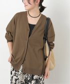 【ジャーナルスタンダード レリューム/JOURNAL STANDARD relume】の【MULTI FUNC+】UVカット / 接触冷感 / ドライタッチVネックカーディガン カーキ|ID: prp329100004978386 ipo3291000000037309031