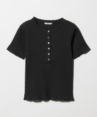 【ビューティ&ユース ユナイテッドアローズ/BEAUTY&YOUTH / UNITED ARROWS】のコットン リブ ヘンリーネック ショートスリーブ カットソー 大人の最旬トレンドファッション＆コーディネート founy(ファウニー) ファッション Fashion レディースファッション Fashion for Women トップス・カットソー Cut & Sew Tops カットソー・ベーシックTシャツ Cut-and-Sewn Tops / Stretch Tees & Basics インナー Innerwear カットソー Cut and Sewn Top コンパクト Compact, Small Size ショート Short, Short Length シンプル Simple, Minimal ジャケット Jacket, Outerwear スリーブ Sleeve, Long Sleeve / Short Sleeve テレコ Ribbed, Rib Stitch thumbnail DK.GRAY|ID: prp329100004978387 ipo3291000000037309034