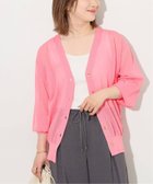 【ジャーナルスタンダード レリューム/JOURNAL STANDARD relume】の《追加2》サマーニットVネックカーディガン ピンク|ID: prp329100004978394 ipo3291000000037309070