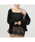 【ベイフロー/BAYFLOW】の長さ調整可/トレンドアイテム サテン裾レースキャミ ブラック19|ID: prp329100004978404 ipo3291000000037366678