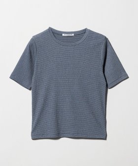 【ビューティ&ユース ユナイテッドアローズ/BEAUTY&YOUTH / UNITED ARROWS】 シャーリング コンパクト ボーダー Tシャツ大人の最旬トレンドファッション＆コーディネート founy(ファウニー) ファッション Fashion レディースファッション Fashion for Women トップス・カットソー Cut & Sew Tops シャツ・ブラウス・オフィスカジュアル Elegant Blouses & Button-Ups ロングTシャツ・Tシャツ Longline T-Shirts & Tees おすすめ Recommended / Our Picks コンパクト Compact, Small Size シャーリング Shirring, Ruched シンプル Simple, Minimal ボトム Bottoms, Lower Wear ボーダー Border, Stripe ラップ Wrap, Wrap Design |ID:prp329100004978412
