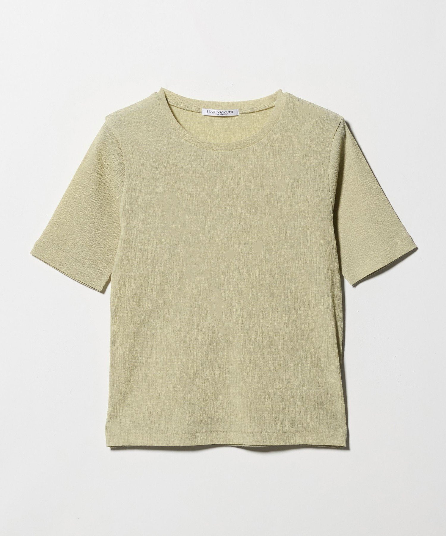 【ビューティ&ユース ユナイテッドアローズ/BEAUTY&YOUTH / UNITED ARROWS】のシャーリング コンパクト ボーダー Tシャツ インテリア・キッズ・メンズ・レディースファッション・服の通販 founy(ファウニー) 　ファッション　Fashion　レディースファッション　Fashion for Women　トップス・カットソー　Cut & Sew Tops　シャツ・ブラウス・オフィスカジュアル　Elegant Blouses & Button-Ups　ロングTシャツ・Tシャツ　Longline T-Shirts & Tees　おすすめ　Recommended / Our Picks　コンパクト　Compact, Small Size　シャーリング　Shirring, Ruched　シンプル　Simple, Minimal　ボトム　Bottoms, Lower Wear　ボーダー　Border, Stripe　ラップ　Wrap, Wrap Design　BEIGE|ID: prp329100004978412 ipo3291000000037309165