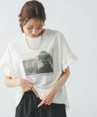 【グローバルワーク/GLOBAL WORK】のヘビロッTEEフリルプリント半袖/663965 大人の最旬トレンドファッション＆コーディネート founy(ファウニー) ファッション Fashion レディースファッション Fashion for Women トップス・カットソー Cut & Sew Tops おすすめ Recommended / Our Picks アウトドア Outdoor Clothing カーゴパンツ Cargo Pants, Utility Pants サンダル Sandals, Summer Shoes フリル Frill, Ruffle プリント Print, Printed Pattern ヴィンテージ Vintage Style 半袖 Short Sleeve, Half Sleeve 夏 Summer thumbnail オフフォト05|ID: prp329100004978413 ipo3291000000037309174