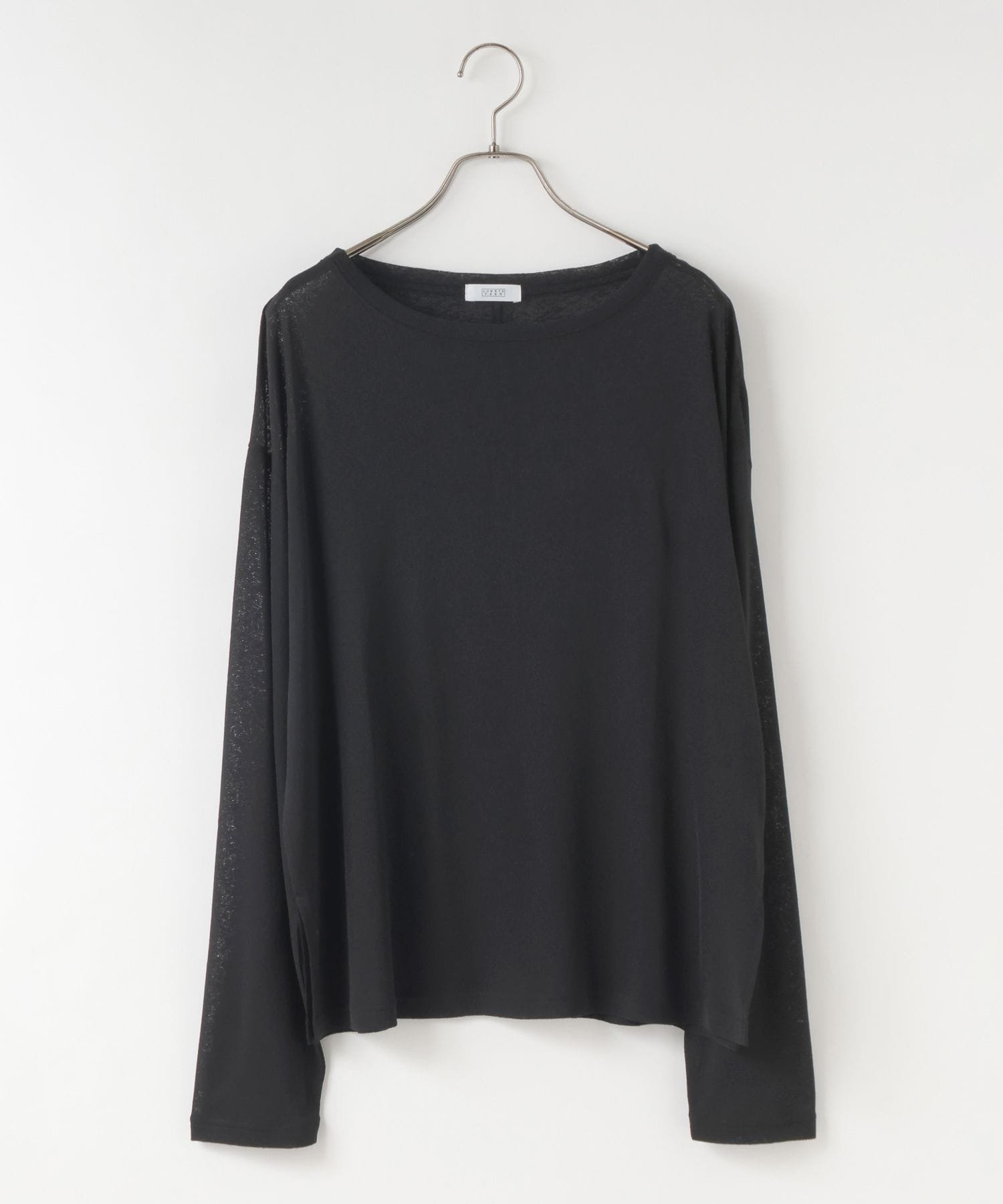 【ローリーズファーム/LOWRYS FARM】のUSEFULシアープルオーバー インテリア・キッズ・メンズ・レディースファッション・服の通販 founy(ファウニー) 　ファッション　Fashion　レディースファッション　Fashion for Women　トップス・カットソー　Cut & Sew Tops　カジュアルプルオーバー・ニットトップス　Pullovers & Knit Tops / Casual Pullovers　インナー　Innerwear　キャミワンピース　Cami Dress, Slip Dress　シアー　Sheer, See-Through　シンプル　Simple, Minimal　トレンド　Trend, Trending Now　ワイド　Wide, Wide Fit　長袖　Long Sleeve, Full Sleeve　ブラック/WEB限定|ID: prp329100004978417 ipo3291000000037309202