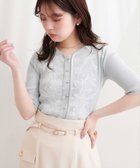 【ナチュラルクチュール/natural couture】の前あき風レースニット 大人の最旬トレンドファッション＆コーディネート founy(ファウニー) ファッション Fashion レディースファッション Fashion for Women トップス・カットソー Cut & Sew Tops ニット Knit Tops & Sweaters インナー Innerwear カッティング Cutting Detail キャミソール Camisole, Spaghetti Strap Top サンダル Sandals, Summer Shoes ジャケット Jacket, Outerwear スニーカー Sneakers, Trainers タンク Tank Top, Sleeveless Top ダウン Down, Puffer デニム Denim, Jeans Material トレンド Trend, Trending Now フィット Fit, Slim Fit フェミニン Feminine, Girly フレア Flare, Flared フロント Front, Front Design リラックス Relax, Relaxed Fit レース Lace, Lace Fabric 再入荷 Restock / Back in Stock おすすめ Recommended / Our Picks エレガント 上品 Elegant 2026年 2026 2026春夏・S/S Spring/Summer 2026 SS26 thumbnail ライトグレー|ID: prp329100004978418 ipo3291000000037309210
