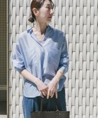 【アイテムズアーバンリサーチ/ITEMS URBAN RESEARCH】のシアーポケットスキッパーシャツ 大人の最旬トレンドファッション＆コーディネート founy(ファウニー) ファッション Fashion レディースファッション Fashion for Women トップス・カットソー Cut & Sew Tops シャツ・ブラウス・オフィスカジュアル Elegant Blouses & Button-Ups 2026年 2026 2026春夏・S/S Spring/Summer 2026 SS26 シアー Sheer, See-Through スキッパー Skipper, Open Collar リラックス Relax, Relaxed Fit エレガント 上品 Elegant 夏 Summer S/S・春夏 SS, Spring/Summer, Warm Season thumbnail ライトブルー|ID: prp329100004978426 ipo3291000000037309244