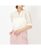 【ミッシュマッシュ/MISCH MASCH】のコーデを華やかに彩るラッフルシアーブラウス/MM528107 大人の最旬トレンドファッション＆コーディネート founy(ファウニー) ファッション Fashion レディースファッション Fashion for Women トップス・カットソー Cut & Sew Tops シャツ・ブラウス・オフィスカジュアル Elegant Blouses & Button-Ups 春 Spring シフォン Chiffon, Lightweight Fabric スリーブ Sleeve, Long Sleeve / Short Sleeve タイトスカート Pencil Skirt, Tight Skirt ダウン Down, Puffer デニム Denim, Jeans Material フェミニン Feminine, Girly フリル Frill, Ruffle ボトム Bottoms, Lower Wear ワイド Wide, Wide Fit S/S・春夏 SS, Spring/Summer, Warm Season おすすめ Recommended / Our Picks 夏 Summer エレガント 上品 Elegant thumbnail アイボリー|ID: prp329100004978428 ipo3291000000037309268