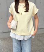 【スタイルドア/STYLEDOOR】のライトダンボールサイドスリットプルオーバー イエロー|ID: prp329100004978433 ipo3291000000037309300