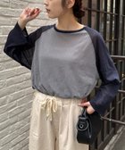 【チャオパニックティピー/CIAOPANIC TYPY】の【一枚で決まる/前後2WAY】シアーラグランヘンリーネックTee 大人の最旬トレンドファッション＆コーディネート founy(ファウニー) ファッション Fashion レディースファッション Fashion for Women インナー Innerwear カットソー Cut and Sewn Top サロペット Overalls, Salopette シアー Sheer, See-Through シンプル Simple, Minimal スラックス Slacks, Dress Pants スリット Slit, Slit Detail スリーブ Sleeve, Long Sleeve / Short Sleeve デコルテ Décolleté, Neckline デニム Denim, Jeans Material トレンド Trend, Trending Now ネックレス Necklace, Pendant Necklace バランス Balance, Style Balance リラックス Relax, Relaxed Fit ロング Long, Long-Length ワイド Wide, Wide Fit おすすめ Recommended / Our Picks thumbnail グレー|ID: prp329100004978445 ipo3291000000037309379