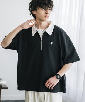 【ロッキーモンロー/Rocky Monroe】の新色追加 U.S. POLO ASSN. ワンポイントロゴ刺繍天竺半袖ハーフZIPポロ 大人の最旬トレンドファッション＆コーディネート founy(ファウニー) ファッション Fashion レディースファッション Fashion for Women トップス・カットソー Cut & Sew Tops インナー Innerwear シンプル Simple, Minimal スポーツ Sports, Activewear スリット Slit, Slit Detail ハーフ Half, Half-Length バランス Balance, Style Balance ポロシャツ Polo Shirt, Collared Tee 別注 Limited Edition, Custom Order 半袖 Short Sleeve, Half Sleeve メンズ Men's, Menswear リラックス Relax, Relaxed Fit ワイド Wide, Wide Fit ワンポイント One Point, Statement Accent 再入荷 Restock / Back in Stock おすすめ Recommended / Our Picks 2026年 2026 2026春夏・S/S Spring/Summer 2026 SS26 |ID:prp329100004978447