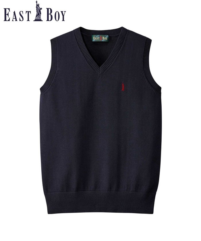 【イーストボーイ/EASTBOY】のベスト COOLMAX 夏用 スクール ニット 制服 通学 中学生 高校生 インテリア・キッズ・メンズ・レディースファッション・服の通販 founy(ファウニー) https://founy.com/ ファッション Fashion レディースファッション Fashion for Women アウター Coat / Outerwear Collection トップス・カットソー Cut & Sew Tops ニット Knit Tops & Sweaters ベスト&ジレ / 重ね着スタイル Vests & Gilets インナー Innerwear バランス Balance, Style Balance ベスト Vest, Waistcoat ポケット Pocket, Pocket Detail リボン Ribbon, Bow おすすめ Recommended / Our Picks 夏 Summer |ID: prp329100004978453 ipo3291000000037309426