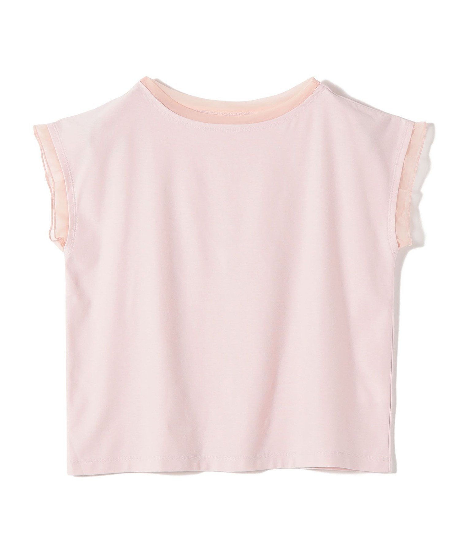 【シップス/SHIPS】のSHIPS Colors 接触冷感・手洗い可能 クール タッチ シアー コンビ TEE インテリア・キッズ・メンズ・レディースファッション・服の通販 founy(ファウニー) 　ファッション　Fashion　レディースファッション　Fashion for Women　春　Spring　カットソー　Cut and Sewn Top　クール　Cool, Chic　コンパクト　Compact, Small Size　コンビ　Combo, Combination Style　シアー　Sheer, See-Through　シンプル　Simple, Minimal　チュール　Tulip, Tulip Motif　デニム　Denim, Jeans Material　ボトム　Bottoms, Lower Wear　メンズ　Men's, Menswear　S/S・春夏　SS, Spring/Summer, Warm Season　アウトレット　Outlet / Clearance　夏　Summer　エレガント 上品　Elegant　ビジネス 仕事 通勤　Business / Work / Commuting　2026年　2026　2026春夏・S/S　Spring/Summer 2026 SS26　ピンク|ID: prp329100004978454 ipo3291000000037309435