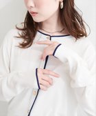 【ナチュラルクチュール/natural couture】の【sherbet line】接触冷感・UVカット付き配色金ボタンカーディガン 大人の最旬トレンドファッション＆コーディネート founy(ファウニー) ファッション Fashion レディースファッション Fashion for Women トップス・カットソー Cut & Sew Tops カーディガン・羽織り Layered Style Cardigans エレガント 上品 Elegant カーディガン Cardigan, Knitwear サンダル Sandals, Summer Shoes シンプル Simple, Minimal スニーカー Sneakers, Trainers デニム Denim, Jeans Material トレンド Trend, Trending Now フェミニン Feminine, Girly フロント Front, Front Design ロング Long, Long-Length ワイド Wide, Wide Fit 再入荷 Restock / Back in Stock おすすめ Recommended / Our Picks 夏 Summer 旅行 Travel 2026年 2026 2026春夏・S/S Spring/Summer 2026 SS26 thumbnail オフホワイト|ID: prp329100004978458 ipo3291000000037309468