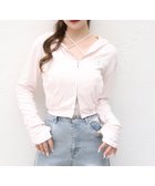 【ナイスクラップ/NICE CLAUP】の【紫外線を90%以上カット】ロゴ刺繡UVカットパーカー 大人の最旬トレンドファッション＆コーディネート founy(ファウニー) ファッション Fashion レディースファッション Fashion for Women トップス・カットソー Cut & Sew Tops レディースパーカー・カジュアルフーディー Casual Hoodies & Sweatshirts おすすめ Recommended / Our Picks キャミ Camisole, Cami Top ショート Short, Short Length シンプル Simple, Minimal デニム Denim, Jeans Material パーカー Hoodie, Parka ミニスカート Mini Skirt, Short Skirt ワイド Wide, Wide Fit 夏 Summer thumbnail ピンク|ID: prp329100004978461 ipo3291000000037309486