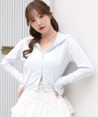 【ナイスクラップ/NICE CLAUP】の【紫外線を90%以上カット】ロゴ刺繡UVカットパーカー サックスブルー|ID: prp329100004978461 ipo3291000000037373305