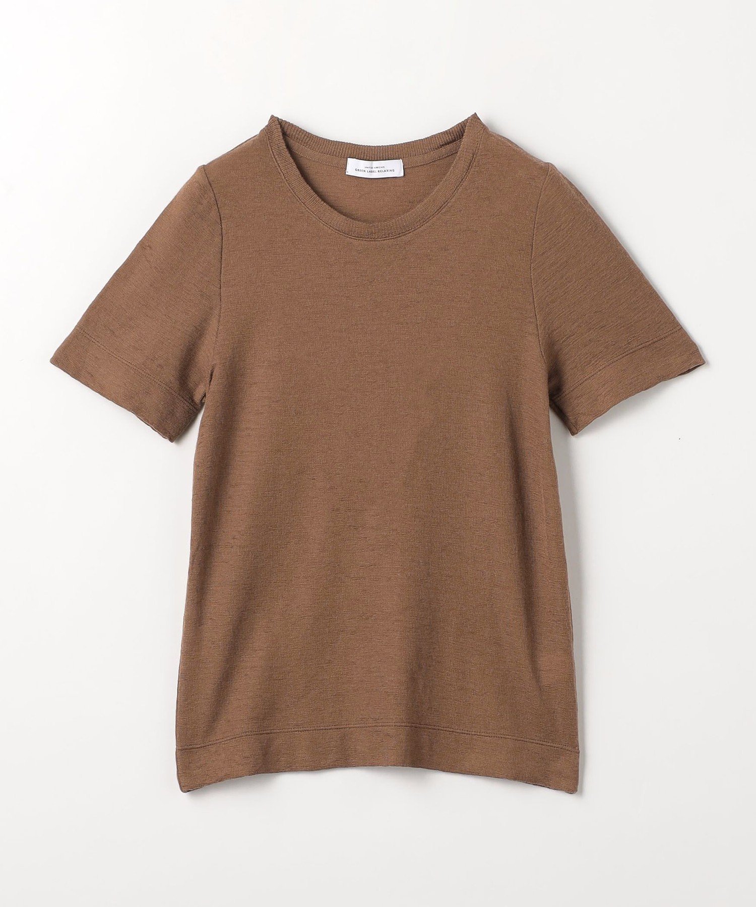【ユナイテッドアローズ/UNITED ARROWS】のスラブウール 5分袖 プルオーバー カットソー インテリア・キッズ・メンズ・レディースファッション・服の通販 founy(ファウニー) 　ファッション　Fashion　レディースファッション　Fashion for Women　トップス・カットソー　Cut & Sew Tops　カジュアルプルオーバー・ニットトップス　Pullovers & Knit Tops / Casual Pullovers　カットソー・ベーシックTシャツ　Cut-and-Sewn Tops / Stretch Tees & Basics　インナー　Innerwear　カットソー　Cut and Sewn Top　ジャケット　Jacket, Outerwear　トレンド　Trend, Trending Now　フィット　Fit, Slim Fit　ベーシック　Basic, Essential　ボトム　Bottoms, Lower Wear　ロング　Long, Long-Length　アウトレット　Outlet / Clearance　エレガント 上品　Elegant　MD.BROWN|ID: prp329100004978476 ipo3291000000037309557