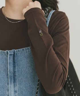 【アイテムズアーバンリサーチ/ITEMS URBAN RESEARCH】 ワンポイント刺シュウロンTシャツ大人の最旬トレンドファッション＆コーディネート founy(ファウニー) ファッション Fashion レディースファッション Fashion for Women トップス・カットソー Cut & Sew Tops シャツ・ブラウス・オフィスカジュアル Elegant Blouses & Button-Ups ロングTシャツ・Tシャツ Longline T-Shirts & Tees 2026年 2026 2026春夏・S/S Spring/Summer 2026 SS26 インナー Innerwear シンプル Simple, Minimal ロング Long, Long-Length ワンポイント One Point, Statement Accent 夏 Summer S/S・春夏 SS, Spring/Summer, Warm Season |ID:prp329100004978477