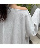 【チャオパニックティピー/CIAOPANIC TYPY】の【リバイバル/新色追加】シアースラブワンポイント刺繍オーバーTee 大人の最旬トレンドファッション＆コーディネート founy(ファウニー) ファッション Fashion レディースファッション Fashion for Women ショルダー Shoulder, Shoulder Strap シンプル Simple, Minimal ストライプ Stripe, Striped Pattern デニム Denim, Jeans Material ドロップ Drop Shoulder, Dropped Style 定番 Standard, Basic Item おすすめ Recommended / Our Picks thumbnail ライトグレー|ID: prp329100004978482 ipo3291000000037309594
