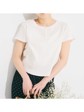 【コカ/COCA】のリブヘンリーネックTシャツ 大人の最旬トレンドファッション＆コーディネート founy(ファウニー) ファッション Fashion レディースファッション Fashion for Women トップス・カットソー Cut & Sew Tops シャツ・ブラウス・オフィスカジュアル Elegant Blouses & Button-Ups ロングTシャツ・Tシャツ Longline T-Shirts & Tees インナー Innerwear 春 Spring カットソー Cut and Sewn Top キャミワンピース Cami Dress, Slip Dress クロップド Cropped, Short Length コンパクト Compact, Small Size サロペット Overalls, Salopette シンプル Simple, Minimal バランス Balance, Style Balance フィット Fit, Slim Fit ベーシック Basic, Essential ポケット Pocket, Pocket Detail 半袖 Short Sleeve, Half Sleeve 無地 Plain, Solid Color S/S・春夏 SS, Spring/Summer, Warm Season 夏 Summer ビジネス 仕事 通勤 Business / Work / Commuting 2026年 2026 2026春夏・S/S Spring/Summer 2026 SS26 |ID:prp329100004978483