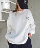 【アンドミー/andme】のANME エンブロイダリー ロゴ 長袖 Tシャツ ANME アンメ 大人の最旬トレンドファッション＆コーディネート founy(ファウニー) ファッション Fashion レディースファッション Fashion for Women トップス・カットソー Cut & Sew Tops シャツ・ブラウス・オフィスカジュアル Elegant Blouses & Button-Ups ロングTシャツ・Tシャツ Longline T-Shirts & Tees エンブロイダリー Embroidery Design シンプル Simple, Minimal 定番 Standard, Basic Item 長袖 Long Sleeve, Full Sleeve フラワー Flower, Floral プリント Print, Printed Pattern ボーダー Border, Stripe ポケット Pocket, Pocket Detail 別注 Limited Edition, Custom Order ワンポイント One Point, Statement Accent thumbnail オフホワイト|ID: prp329100004978486 ipo3291000000037309613