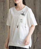 【アールピーエス/rps】のブラブラキャット裾ドロストTシャツ 大人の最旬トレンドファッション＆コーディネート founy(ファウニー) ファッション Fashion レディースファッション Fashion for Women トップス・カットソー Cut & Sew Tops シャツ・ブラウス・オフィスカジュアル Elegant Blouses & Button-Ups ロングTシャツ・Tシャツ Longline T-Shirts & Tees カットソー Cut and Sewn Top 再入荷 Restock / Back in Stock 猫 Cat, Kitty thumbnail オフホワイト2|ID: prp329100004978488 ipo3291000000037309620