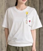 【アールピーエス/rps】のブラブラキャット裾ドロストTシャツ 大人の最旬トレンドファッション＆コーディネート founy(ファウニー) ファッション Fashion レディースファッション Fashion for Women トップス・カットソー Cut & Sew Tops シャツ・ブラウス・オフィスカジュアル Elegant Blouses & Button-Ups ロングTシャツ・Tシャツ Longline T-Shirts & Tees カットソー Cut and Sewn Top 再入荷 Restock / Back in Stock 猫 Cat, Kitty thumbnail オフホワイト3|ID: prp329100004978488 ipo3291000000037309622