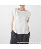 【レリアンプラスハウス/Leilian PLUS HOUSE】の刺繍フレンチスリーブジャージプルオーバー【SORAGE】 アイボリー|ID: prp329100004978492 ipo3291000000037309656
