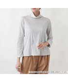 【レリアンプラスハウス/Leilian PLUS HOUSE】のタートルネックプルオーバー【SORAGE】 ライトグレー|ID: prp329100004978496 ipo3291000000037352375