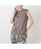 【レリアン/LEILIAN】の【接触冷感】フレンチスリーブカットソー【2026年5月カタログ】 キャメル系|ID: prp329100004978502 ipo3291000000037309687