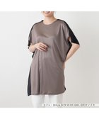 【レリアン/LEILIAN】の【接触冷感】2WAYカットソー【2026年5月カタログ】 大人の最旬トレンドファッション＆コーディネート founy(ファウニー) ファッション Fashion レディースファッション Fashion for Women トップス・カットソー Cut & Sew Tops カットソー・ベーシックTシャツ Cut-and-Sewn Tops / Stretch Tees & Basics カットソー Cut and Sewn Top サテン Satin, Glossy Fabric チュニック Tunic, Long Top thumbnail キャメル系|ID: prp329100004978503 ipo3291000000037309689