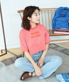 【ビームス ウイメン/BEAMS】のBEAMS BOY / プリント リンガー Tシャツ RED|ID: prp329100004978513 ipo3291000000037309716