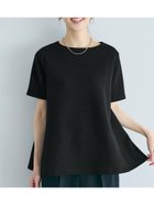 【コカ/COCA】の【しわになりにくい】ソフトスウェット フレアトップス Black|ID: prp329100004978515 ipo3291000000037309723