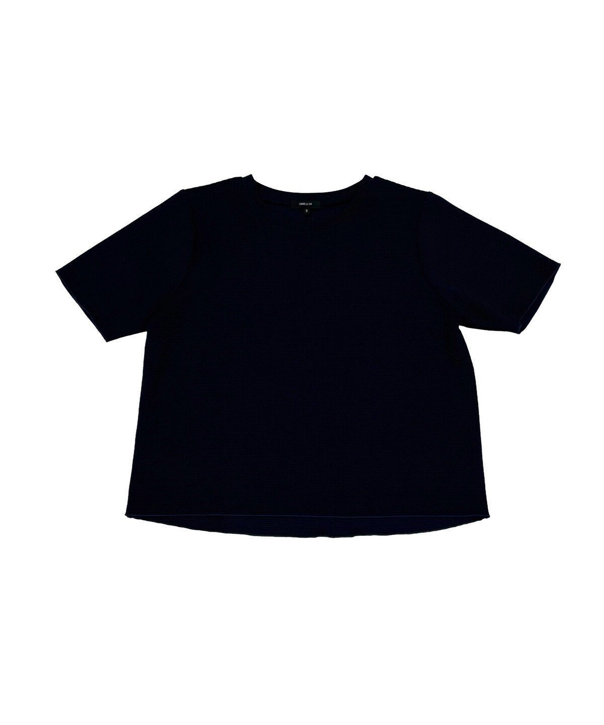 【コムサイズム/COMME CA ISM】のクルーネック ストレッチプリーツTシャツ / セットアップ対応 インテリア・キッズ・メンズ・レディースファッション・服の通販 founy(ファウニー) 　ファッション　Fashion　レディースファッション　Fashion for Women　トップス・カットソー　Cut & Sew Tops　シャツ・ブラウス・オフィスカジュアル　Elegant Blouses & Button-Ups　ロングTシャツ・Tシャツ　Longline T-Shirts & Tees　カットソー　Cut and Sewn Top　シンプル　Simple, Minimal　ストレッチ　Stretch, Stretchy Fabric　セットアップ　Set-Up, Coordinated Outfit　バランス　Balance, Style Balance　プリーツ　Pleats, Pleated　ベーシック　Basic, Essential　エレガント 上品　Elegant　ネイビー|ID: prp329100004978520 ipo3291000000037309746