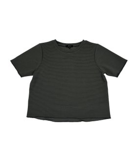 【コムサイズム/COMME CA ISM】のクルーネック ストレッチプリーツTシャツ / セットアップ対応 大人の最旬トレンドファッション＆コーディネート founy(ファウニー) ファッション Fashion レディースファッション Fashion for Women トップス・カットソー Cut & Sew Tops シャツ・ブラウス・オフィスカジュアル Elegant Blouses & Button-Ups ロングTシャツ・Tシャツ Longline T-Shirts & Tees カットソー Cut and Sewn Top シンプル Simple, Minimal ストレッチ Stretch, Stretchy Fabric セットアップ Set-Up, Coordinated Outfit バランス Balance, Style Balance プリーツ Pleats, Pleated ベーシック Basic, Essential エレガント 上品 Elegant |ID:prp329100004978520