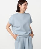 【コムサイズム/COMME CA ISM】のジップ付きコクーントップス / セットアップ対応 サックス|ID: prp329100004978521 ipo3291000000037309750