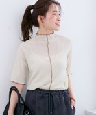 【ルクールブラン/le.coeur blanc】の《WEB限定アイテム》メロウシアーハイネックトップス アイボリー|ID: prp329100004978525 ipo3291000000037352506