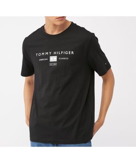 【トミーヒルフィガー/TOMMY HILFIGER】の【オンライン限定】モノブランドロゴ クルーネックTシャツ 大人の最旬トレンドファッション＆コーディネート founy(ファウニー) ファッション Fashion レディースファッション Fashion for Women トップス・カットソー Cut & Sew Tops シャツ・ブラウス・オフィスカジュアル Elegant Blouses & Button-Ups ロングTシャツ・Tシャツ Longline T-Shirts & Tees アメリカン American Style カーゴパンツ Cargo Pants, Utility Pants クラシック Classic, Timeless Style コンパクト Compact, Small Size シンプル Simple, Minimal スラックス Slacks, Dress Pants デニム Denim, Jeans Material 定番 Standard, Basic Item バランス Balance, Style Balance フィット Fit, Slim Fit フロント Front, Front Design 半袖 Short Sleeve, Half Sleeve モダン Modern, Contemporary リラックス Relax, Relaxed Fit レギュラー Regular, Standard Fit ワイド Wide, Wide Fit おすすめ Recommended / Our Picks ゴルフ Golf |ID:prp329100004978527