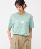 【トミーヒルフィガー/TOMMY HILFIGER】の【オンライン限定】モノブランドロゴ クルーネックTシャツ グリーンMAI|ID: prp329100004978527 ipo3291000000037309773