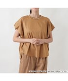 【レリアンプラスハウス/Leilian PLUS HOUSE】のラッフルニュアンスジャージプルオーバー【SORAGE】 キャメル系|ID: prp329100004978542 ipo3291000000037309828