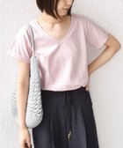 【シップス/SHIPS】のSHIPS Colors 汗染み防止・手洗い可能 Vネック Tシャツ ピンク|ID: prp329100004978575 ipo3291000000037309957