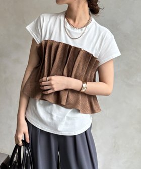【ドゥドゥ/DouDou】 【WEB限定】ビスチェ切替TEE大人の最旬トレンドファッション＆コーディネート founy(ファウニー) ファッション Fashion レディースファッション Fashion for Women トップス・カットソー Cut & Sew Tops ビスチェ Bustiers & Corset Tops / Layered Bustier Style カットソー Cut and Sewn Top 切替 Switching, Contrast Panel シンプル Simple, Minimal スマート Smart, Elegant ドッキング Docking, Mixed Material ビスチェ Bustier, Corset Top S/S・春夏 SS, Spring/Summer, Warm Season 再入荷 Restock / Back in Stock 夏 Summer 2026年 2026 2026春夏・S/S Spring/Summer 2026 SS26 |ID:prp329100004978577